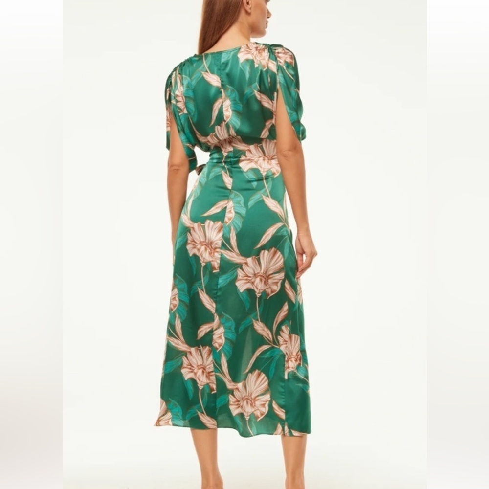 ****Sold****MISA Los Angeles Francesca Midi Wrap Dress NWT - Picture 3 of 5